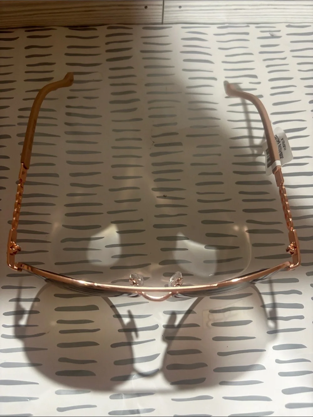 Jessica Simpson Rose Gold Aviator Sunglasses - Women's Fashion Accessories